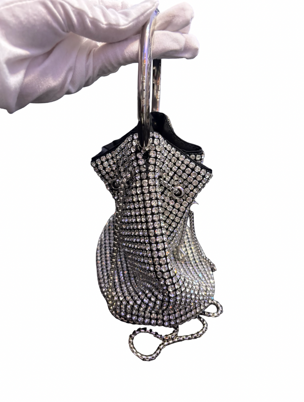 Madison West Sparkling Crystal Evening Bag