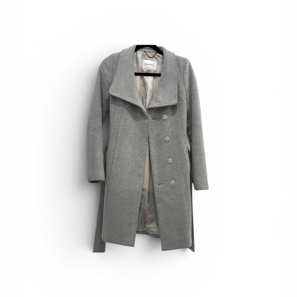 Babaton Women’s Grey Wool Coat