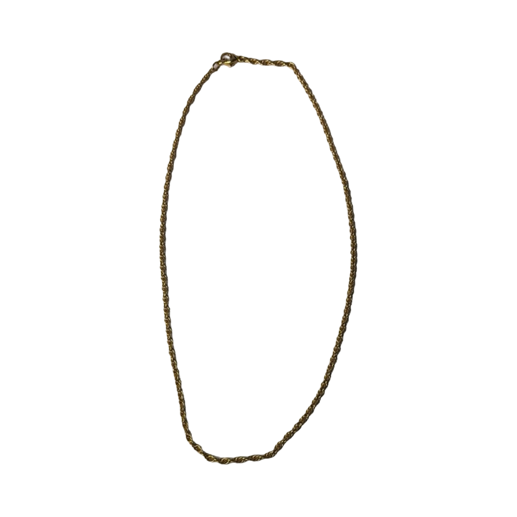 Vintage Gold Rope Chain