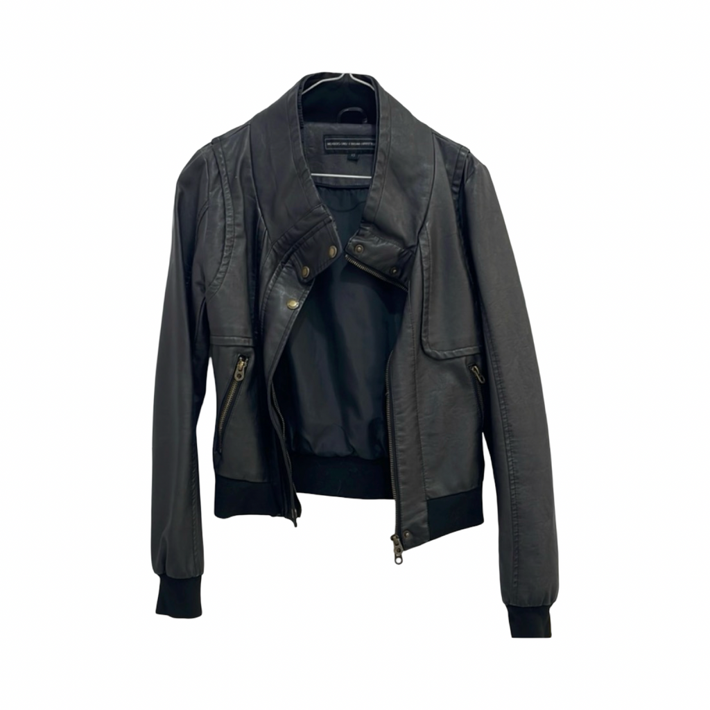 Members Only X Urban
Outfitters Black Leather Jacket