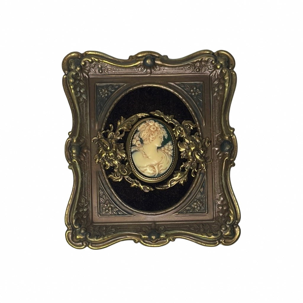 Vintage Victorian Brass Wall Art