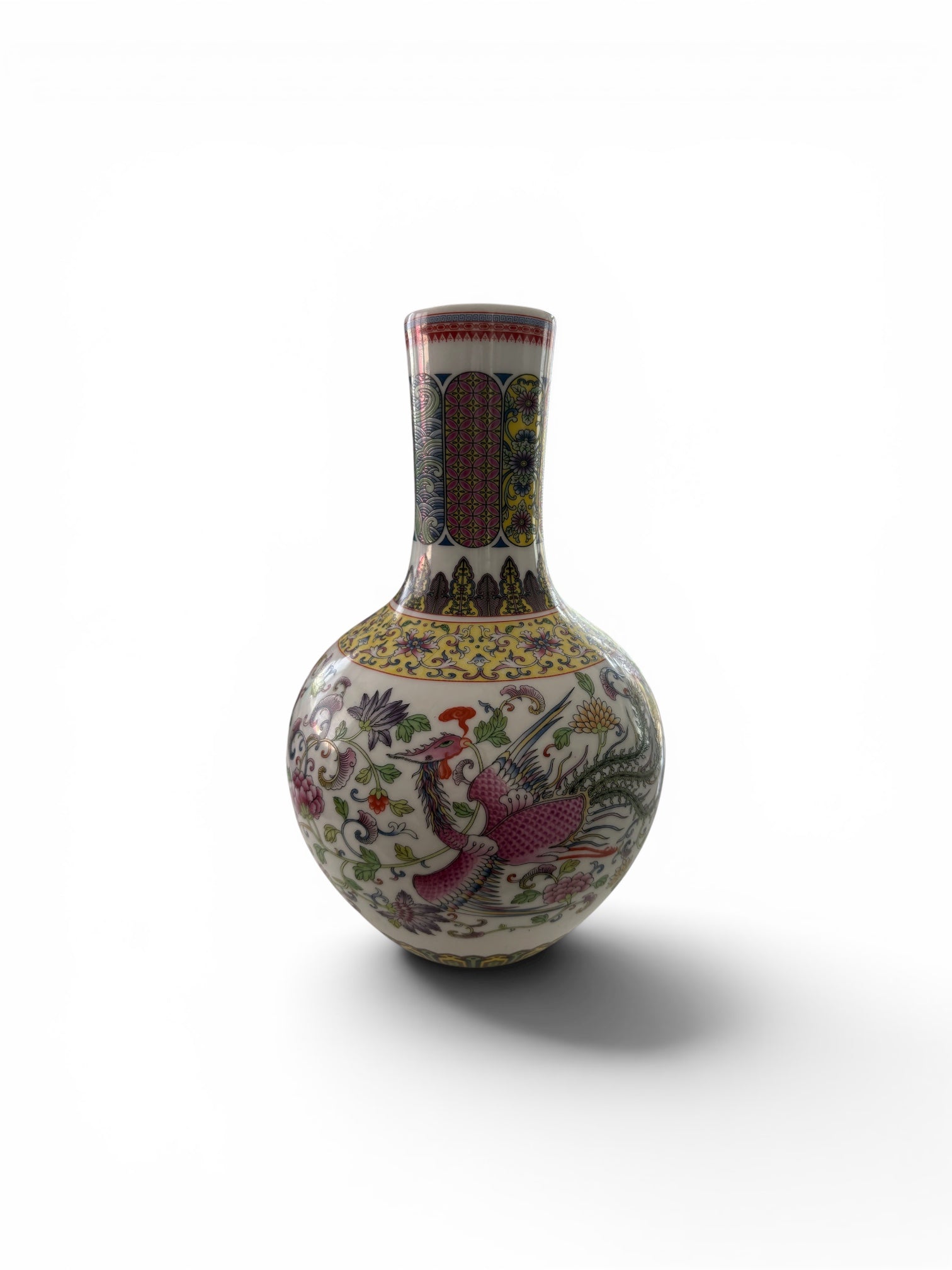 Dragon & Phoenix Vase