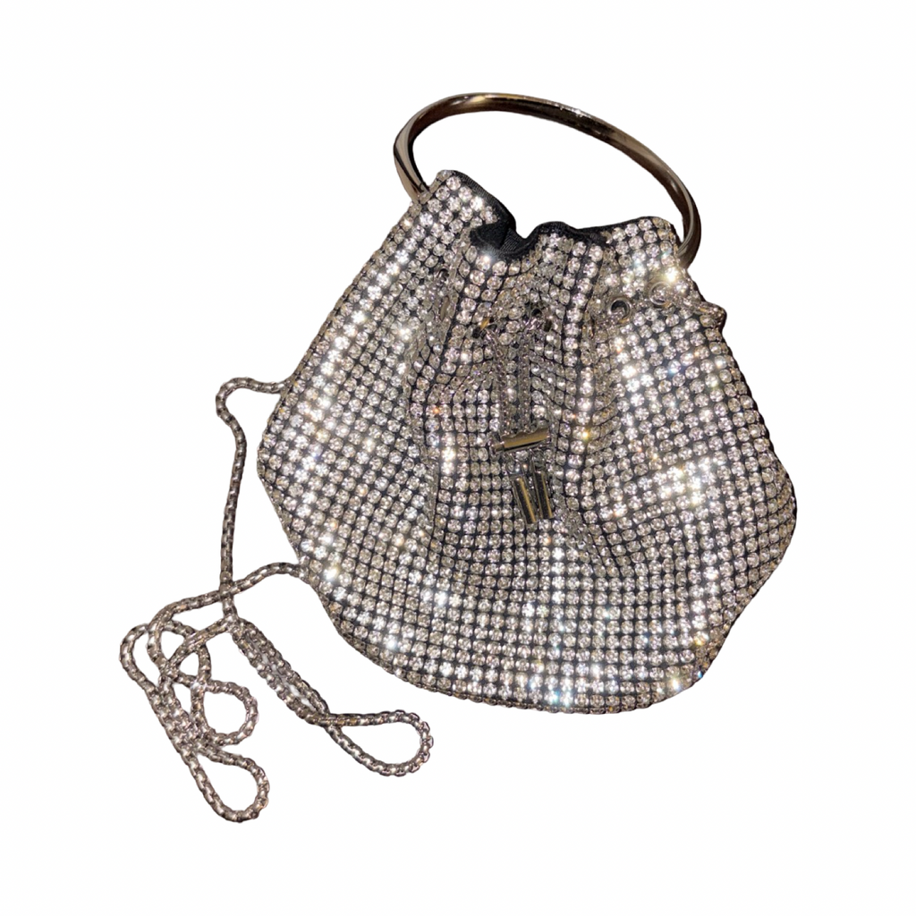 Madison West Sparkling Crystal Evening Bag