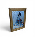 Vintage Foil Art Framed - Geisha