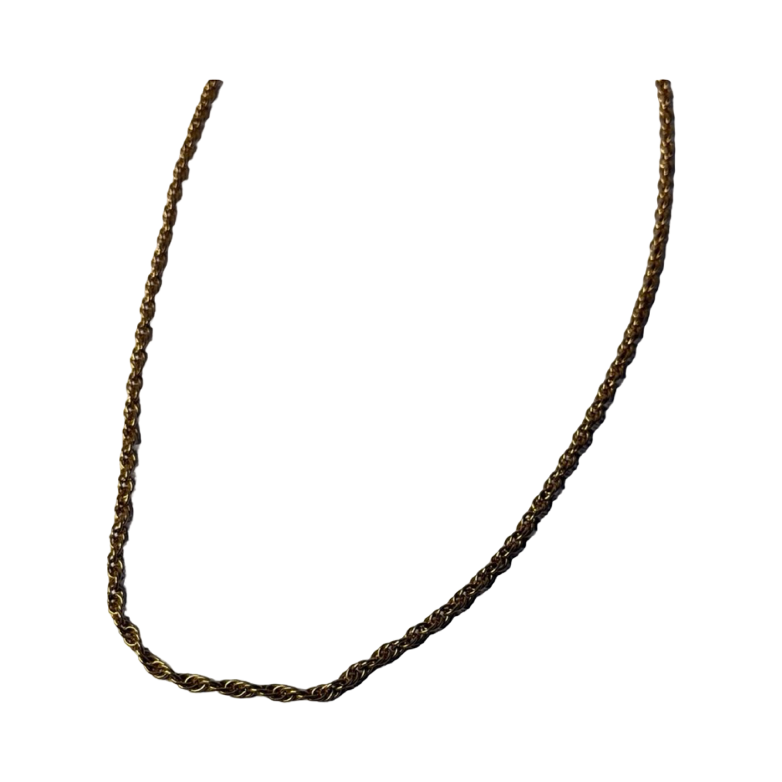 Vintage Gold Rope Chain