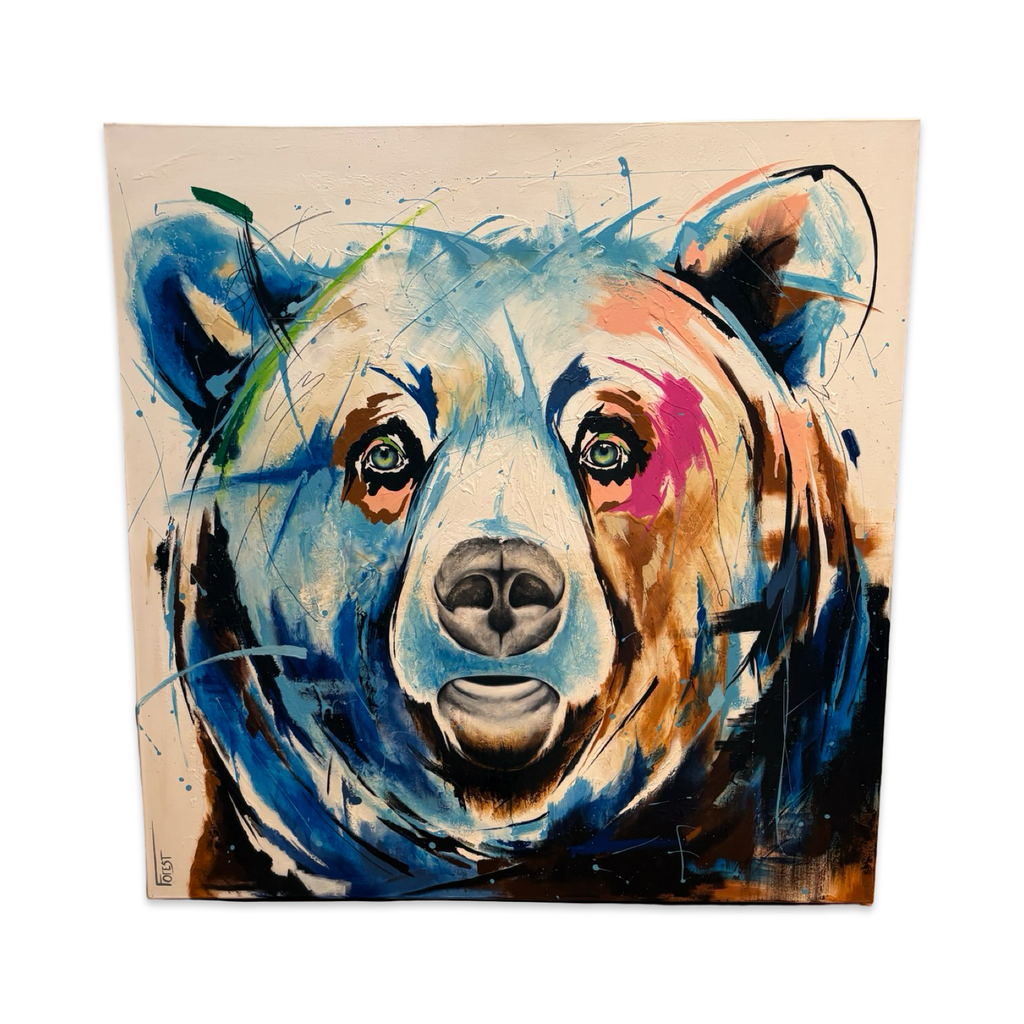 Bear Painting By Josée Forest