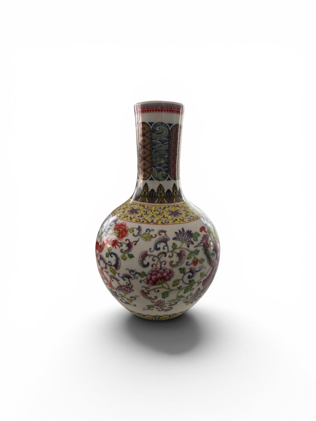 Dragon & Phoenix Vase