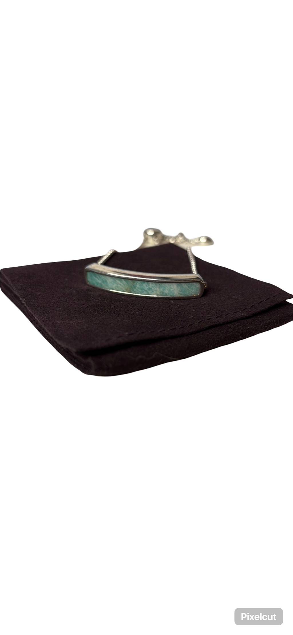 Monica Vinader Turquoise Gemstone Silver Bracelet