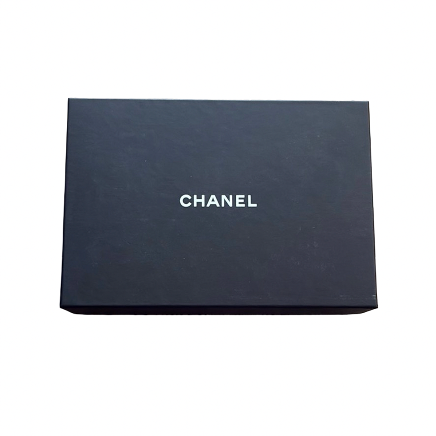 Chanel Black CalfSkin Wallet On Chain