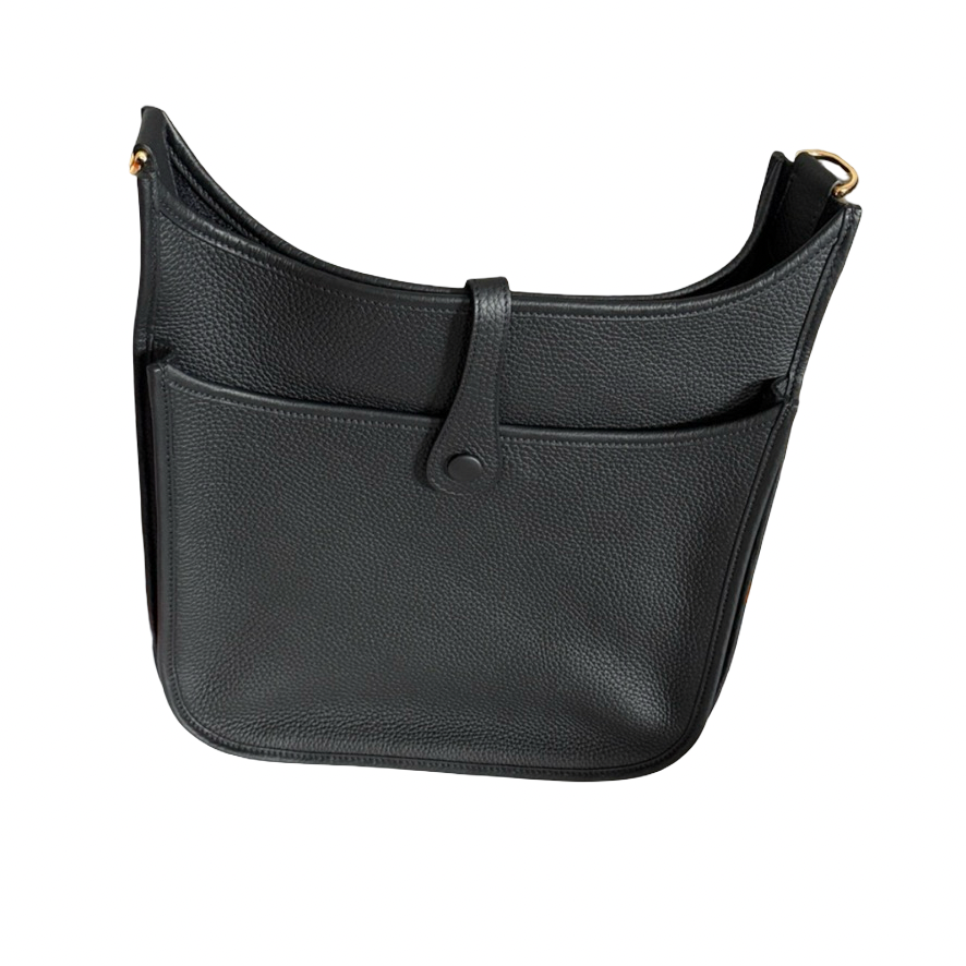 Hermès Black Evelyne PM 29
Shoulder Bag With Gold Hardware