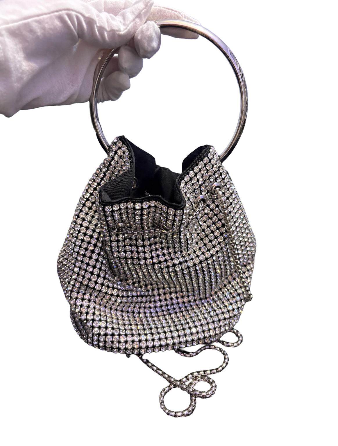 Madison West Sparkling Crystal Evening Bag