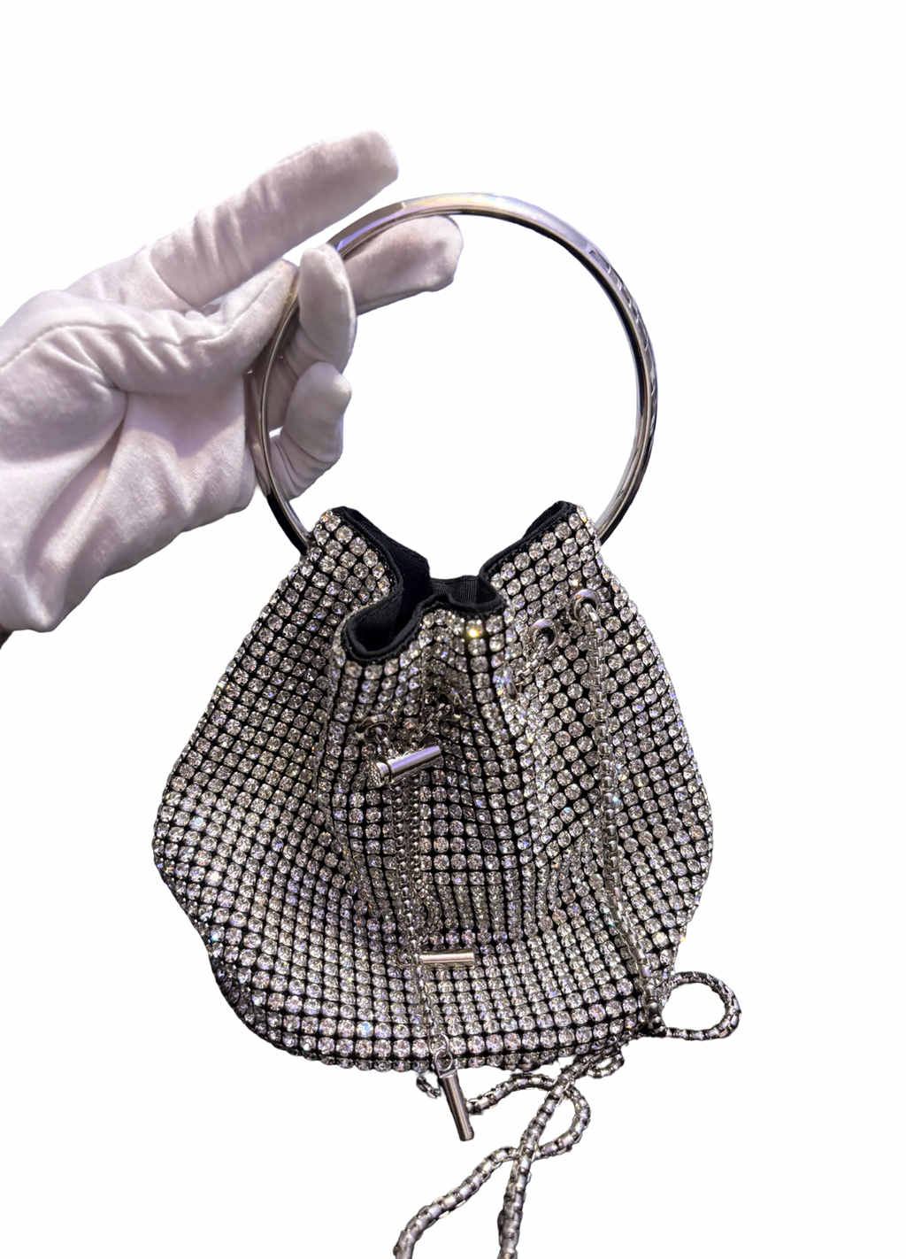 Madison West Sparkling Crystal Evening Bag