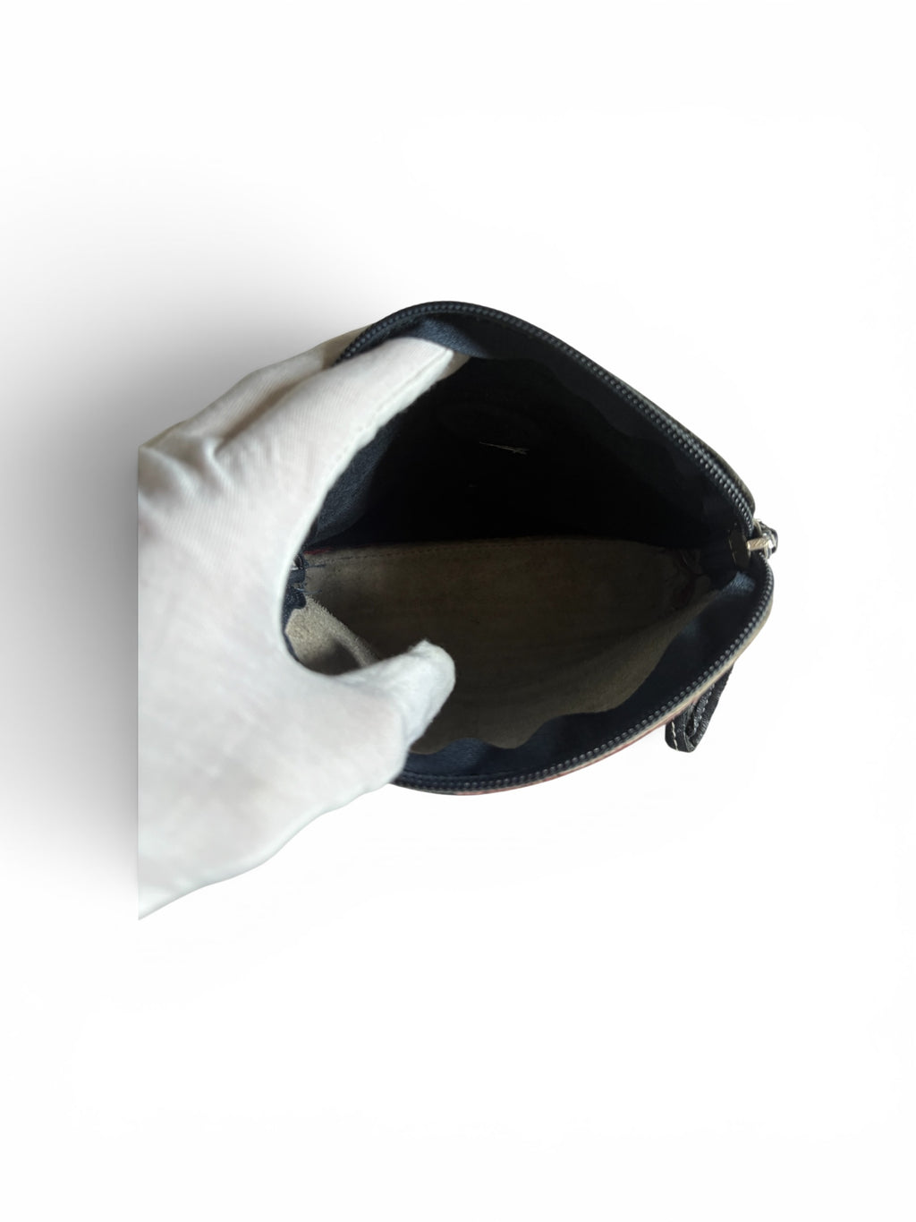 Roots Real Calf Skin American Flag Pouch