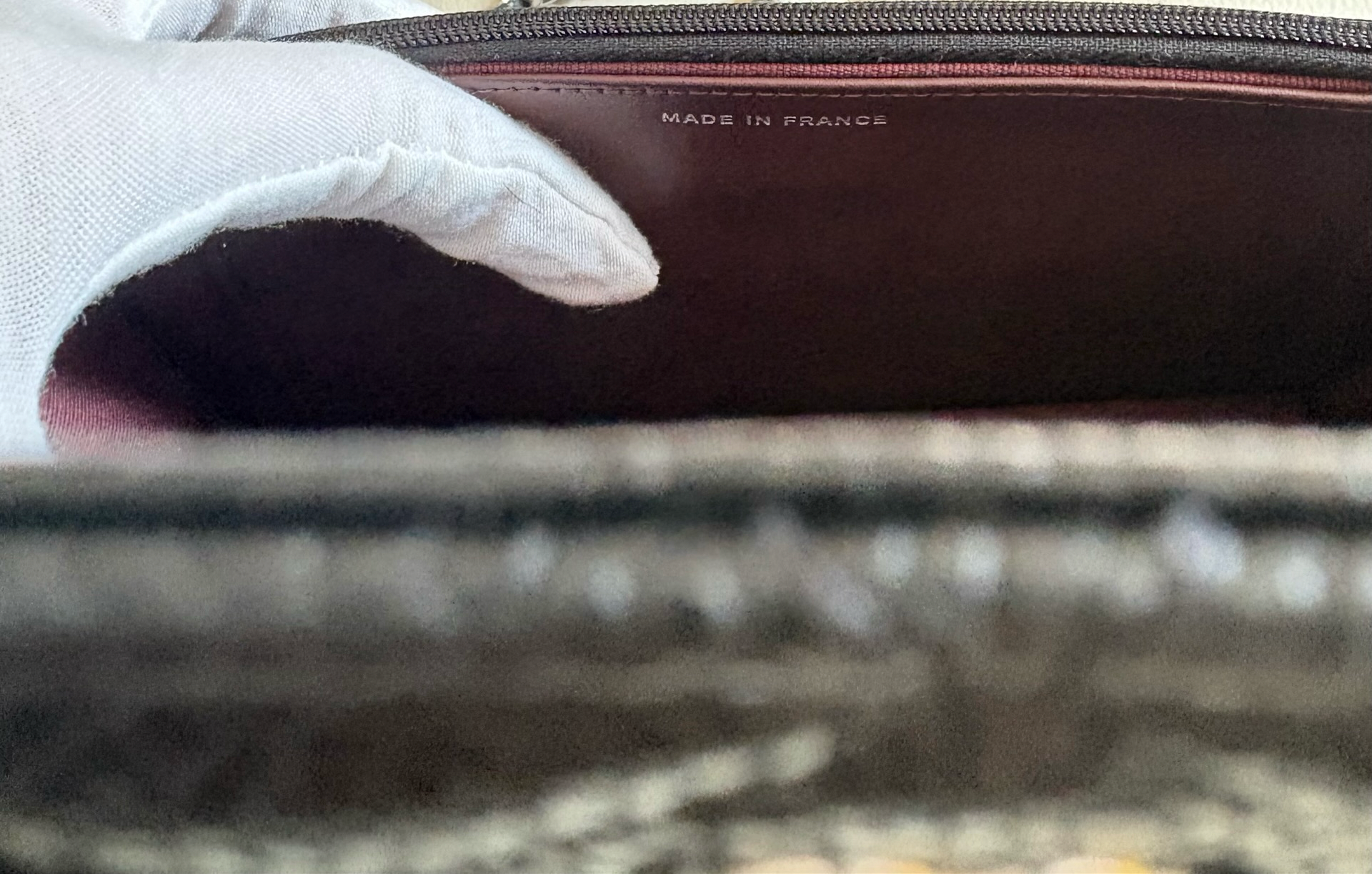 Chanel Black CalfSkin Wallet On Chain