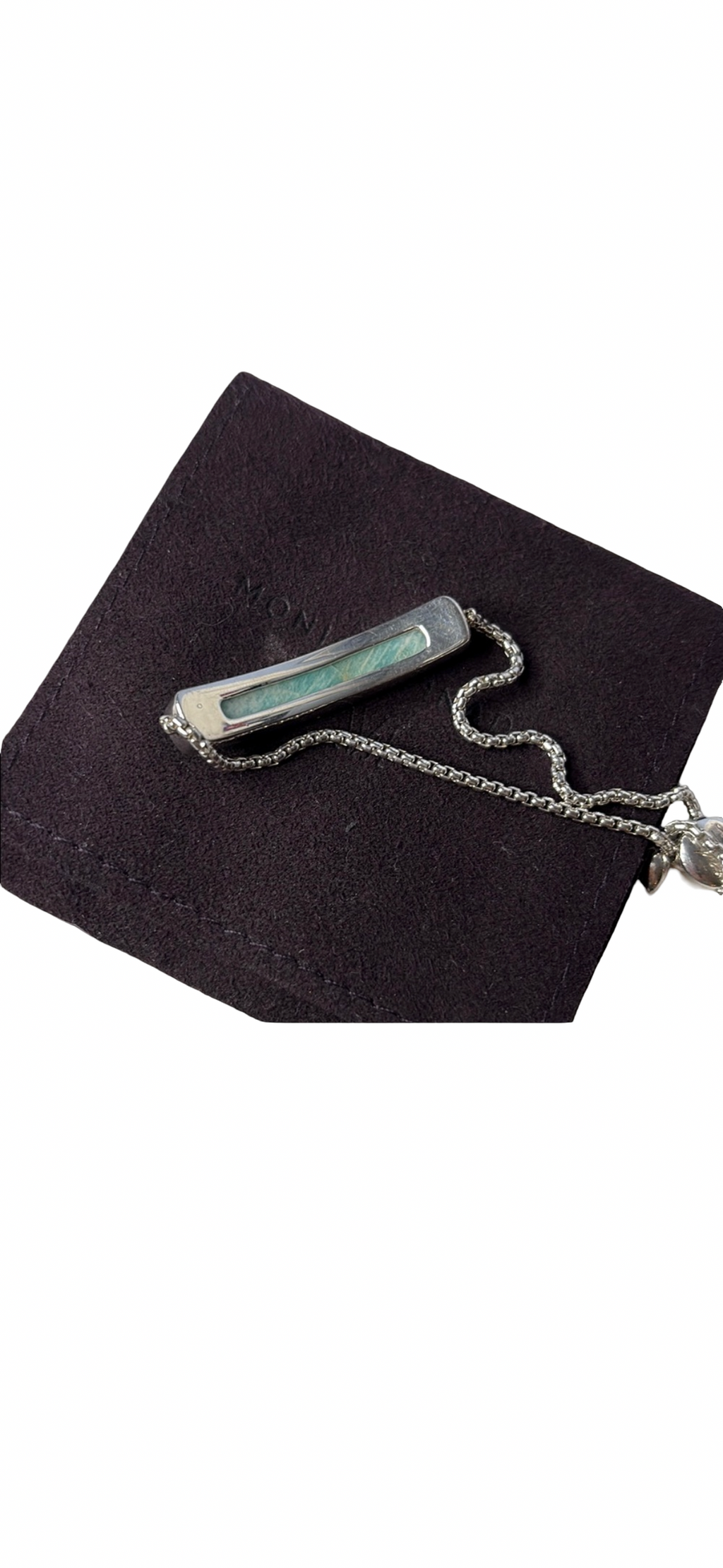 Monica Vinader Turquoise Gemstone Silver Bracelet