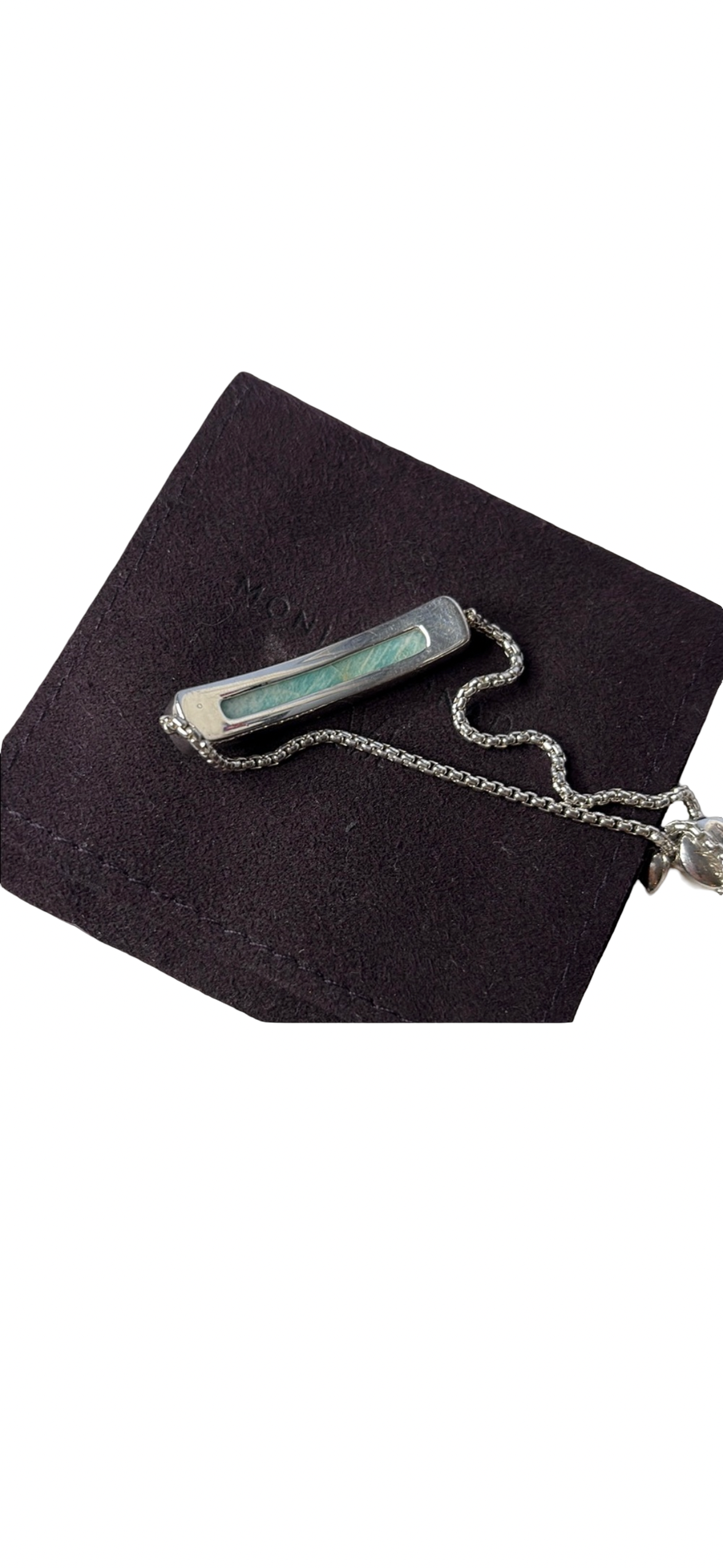 Monica Vinader Turquoise Gemstone Silver Bracelet