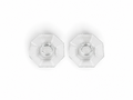 Vintage Glass Candle Holders