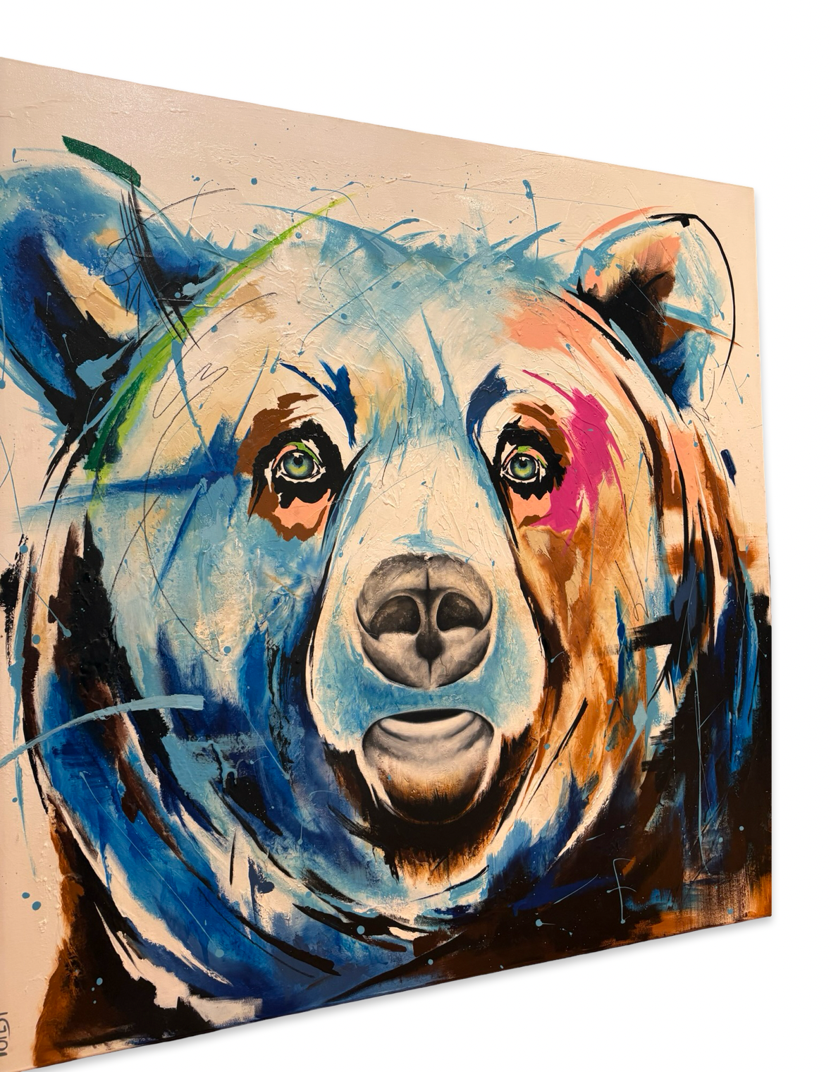 Bear Painting By Josée Forest