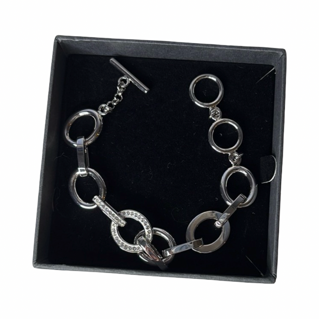 NIC & SYD Swarovski Crystal Silver Bracelet