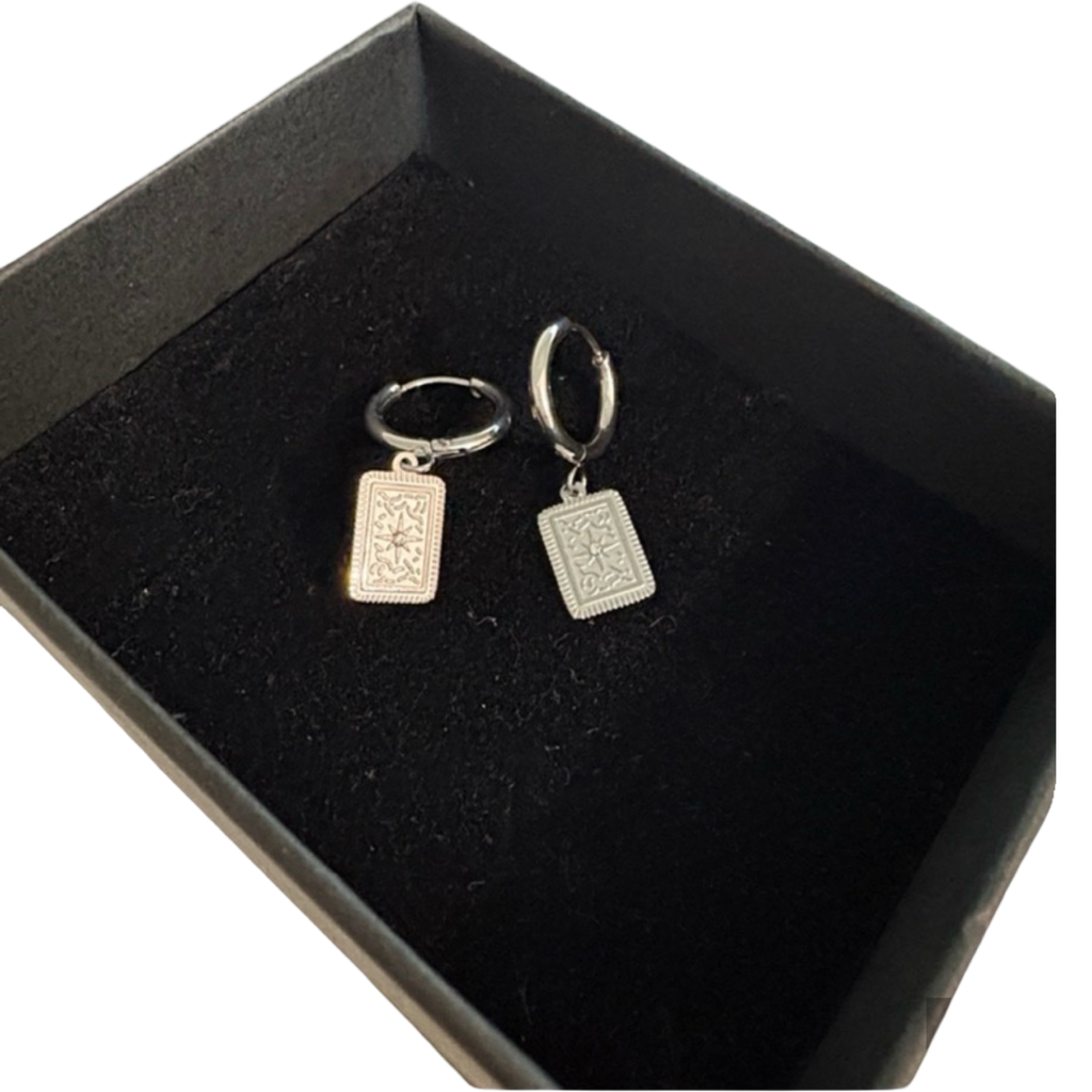 Silver Star Earrings