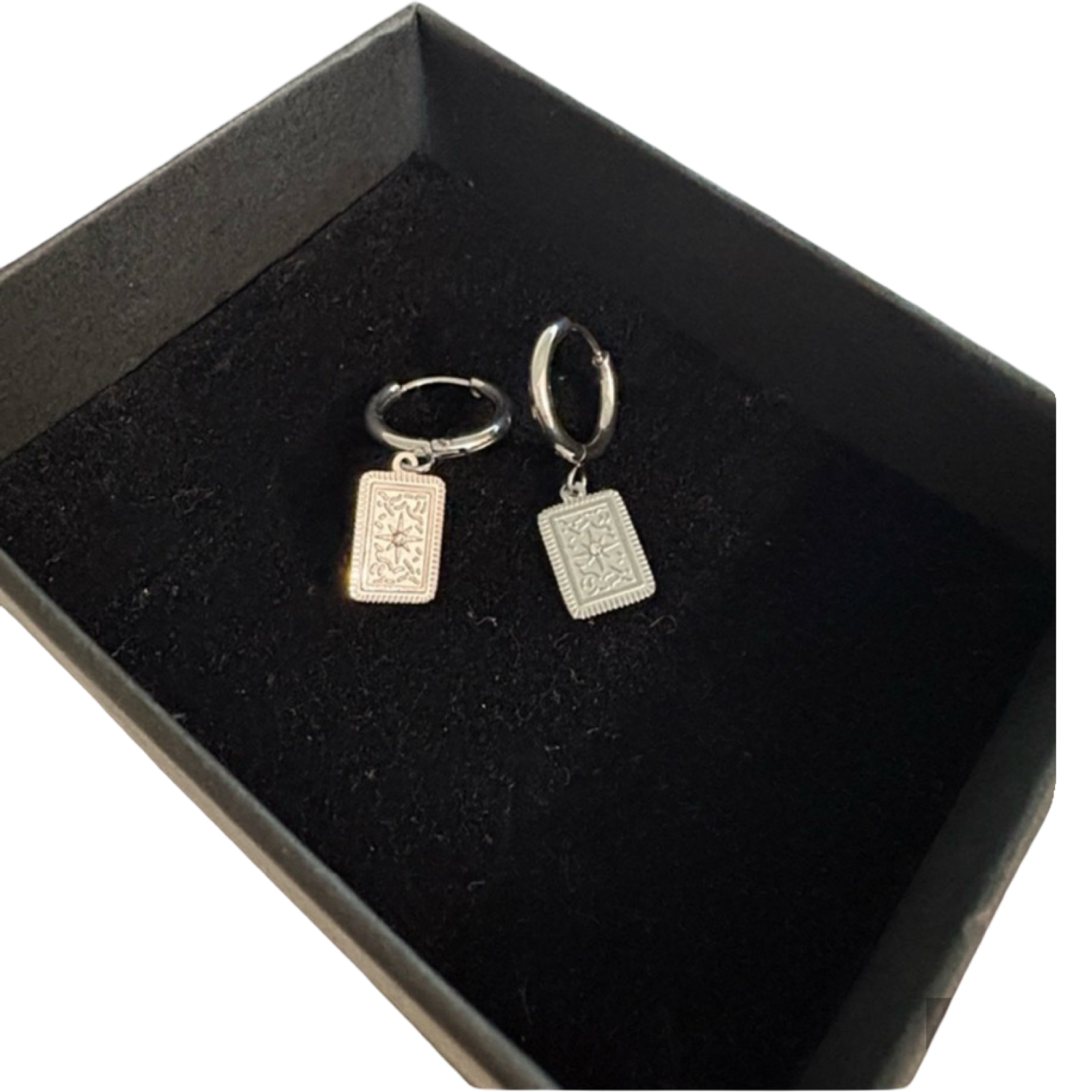 Silver Star Earrings