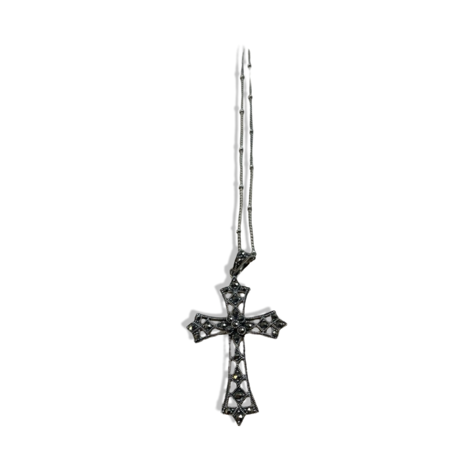 925 Silver Cross Necklace