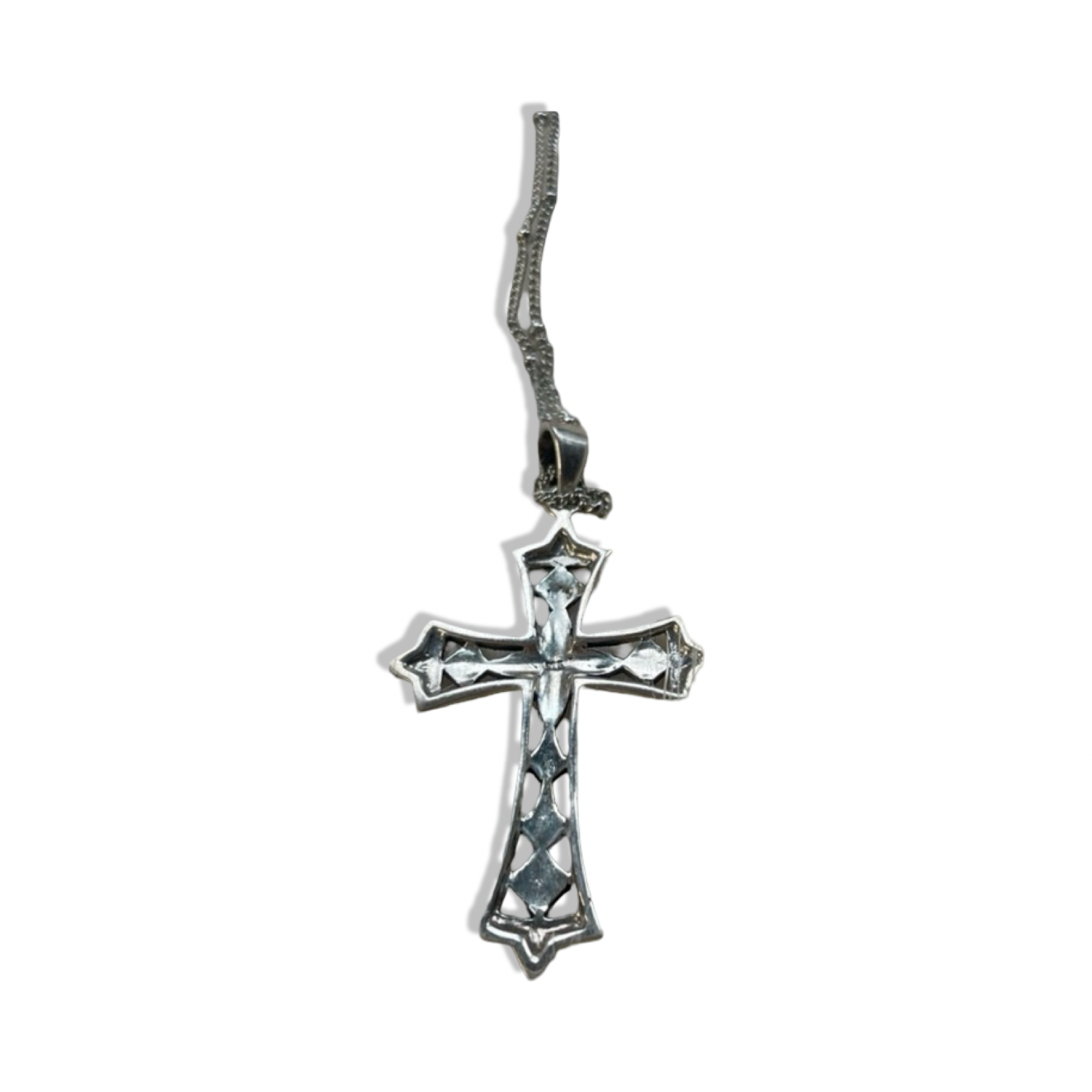 925 Silver Cross Necklace