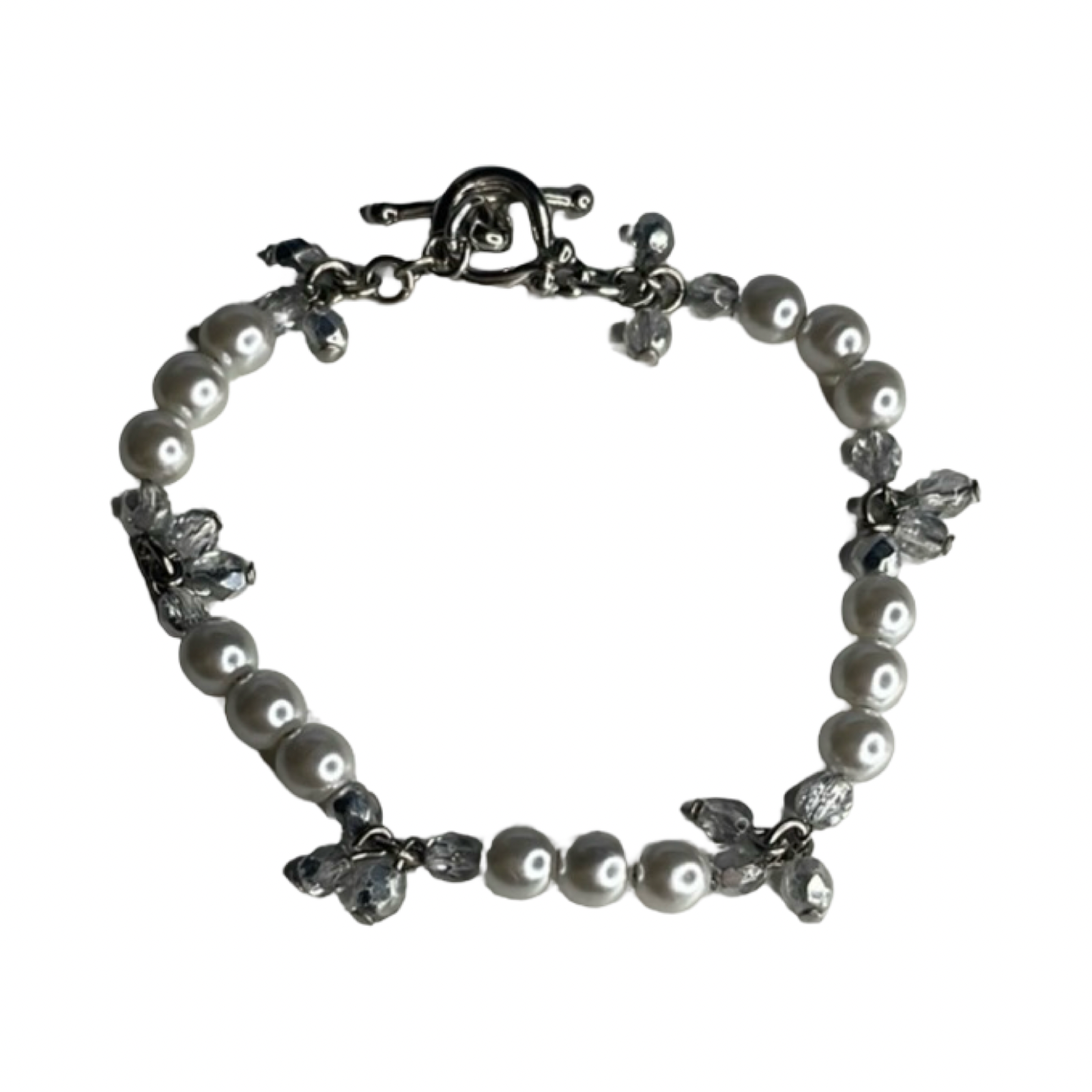 Pearls and Crystals Bracelet