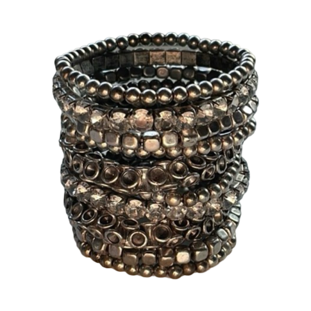 Silver Beaded Bracelet