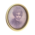 Vintage Oval Portrait Framed