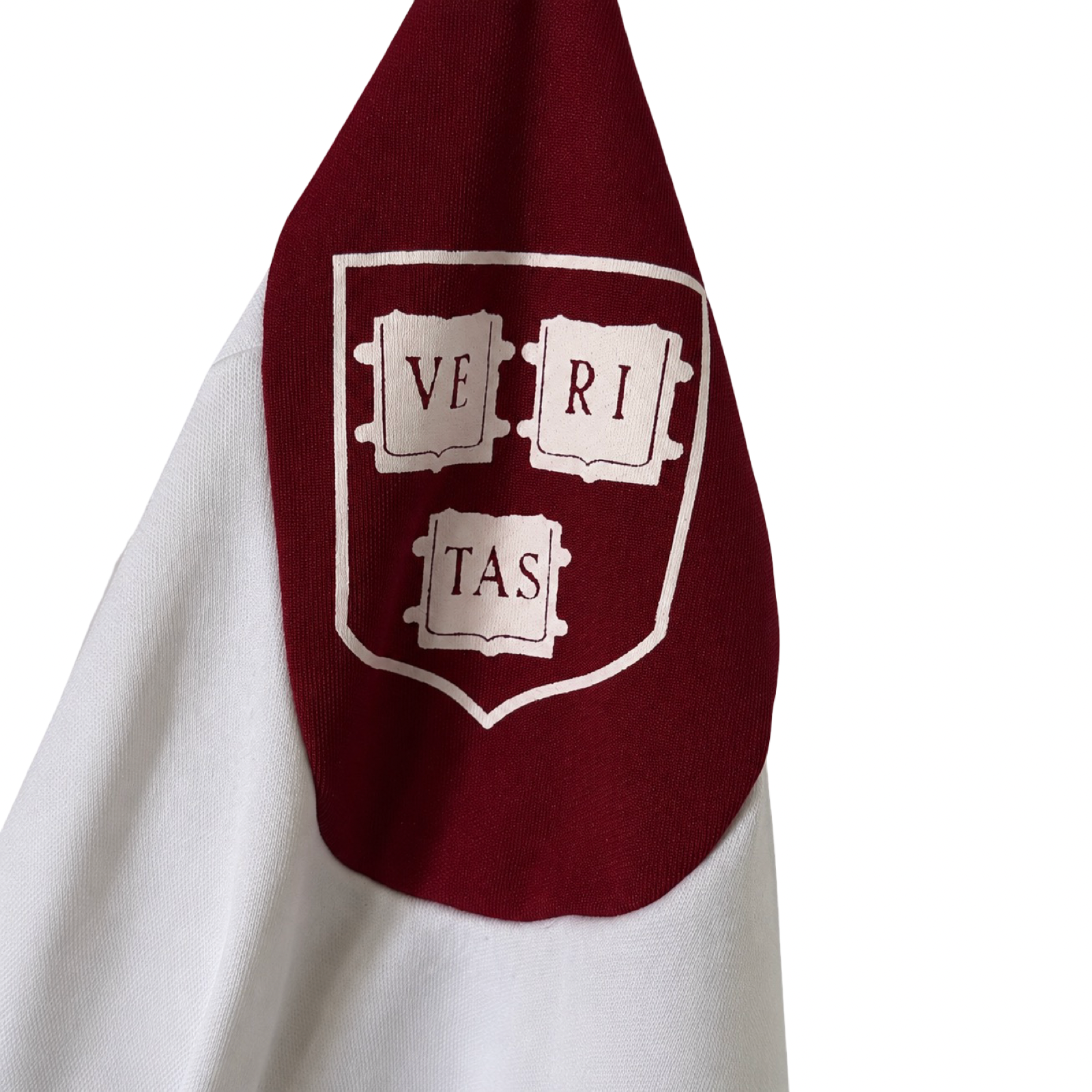 White and Burgundy Harvard Crimson Hockey Jersey