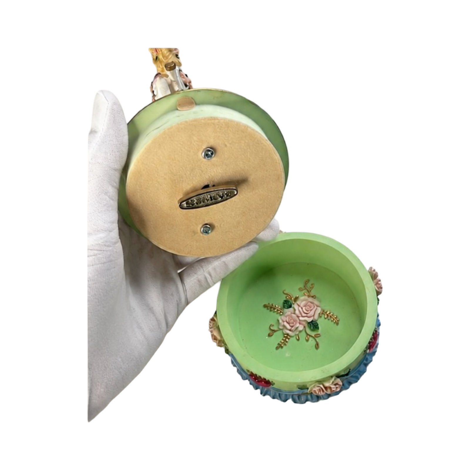 Vintage Alexandra Painted
Ponies Collection Rotating
Horse Music/Trinket Box