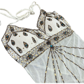 Bohemian Cream and Brown
Halter Top